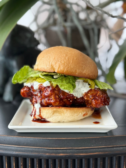 Gochujang Korean Fried Chicken Sandwich