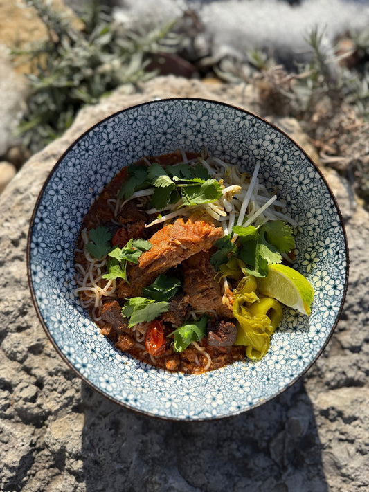 Thai Pork & Tomato Curry Noodles